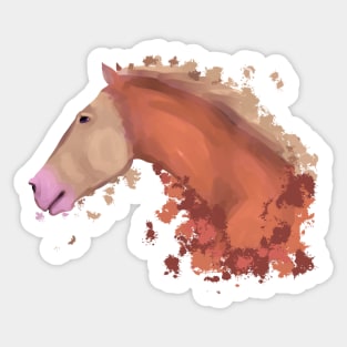 Abstract horse Sticker